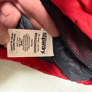 Superdry Vibrant Red Windbreaker